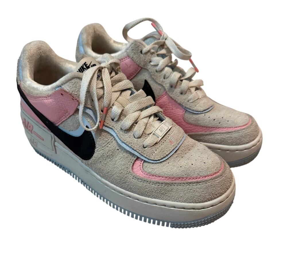 Nike Air Force 1 Shadow Hoops Pack Soft Pink Shoes DX3358-100 8.5